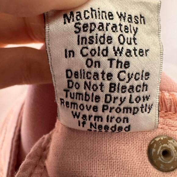 CAbI Curvy Skinny Ankle Jeans in Nectar Pink Women's Size 12 Style #224 - Picture 7 of 8